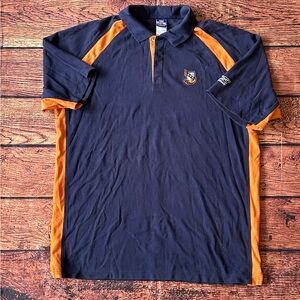 NFL Team Apparel Chicago Bears Colors Reebok Mens Navy Orange Polo Shirt 3XL Big